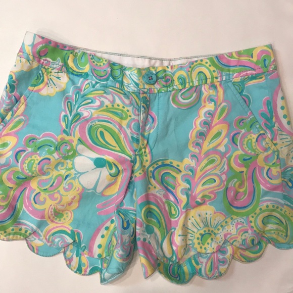 Lilly Pulitzer Buttercup shorts! Size 0 - Picture 1 of 4